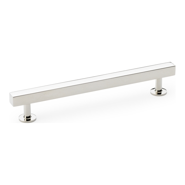 AW815-160-PN • 160mm c/c • Polished Nickel • Alexander & Wilks Square T-Bar Cabinet Pull Handle